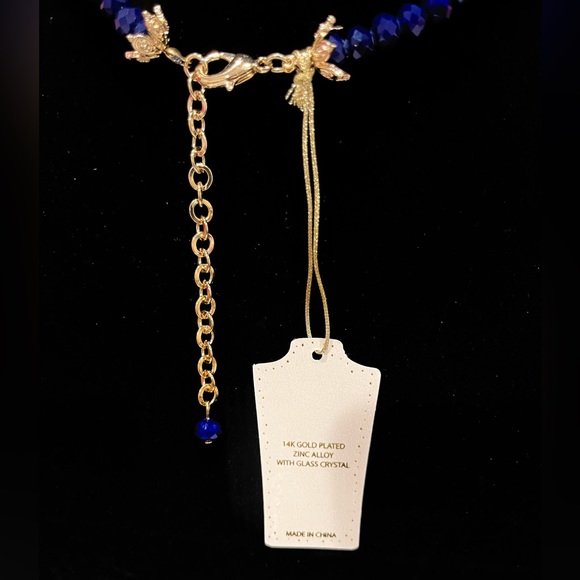 EYE CANDY Peacock Statement Necklace - Picture 6 of 7